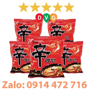 Combo 5 Gói Mì Shin Cay Hàn Quốc Nong Shim (Gói 120 Gr)