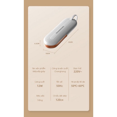 Máy sấy giày Changhong giúp giày mau khô, diệt khuẩn, khử mùi