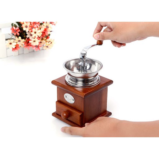 Cối Xay Tiêu Gỗ Inox CC