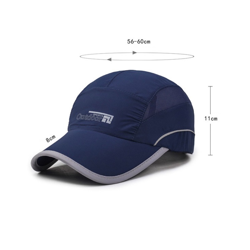 Mũ Lưỡi Trai Thời Trang Mùa Hè Thoáng Khí Mau Khô Dành Cho Nam Nữ