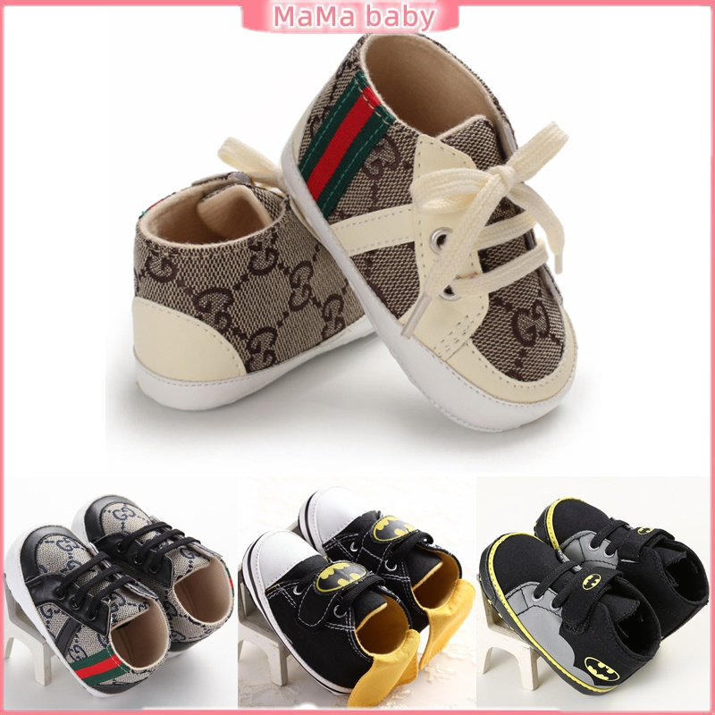 Giày Sneaker Đế Mềm Chống Trượt Thời Trang Cho Bé 0-18 Tháng Tuổi