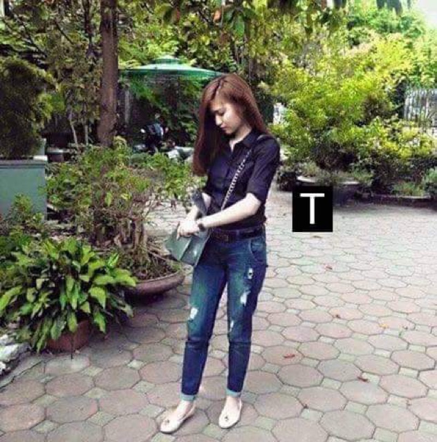 Áo sơmi nữ trơn TTY577