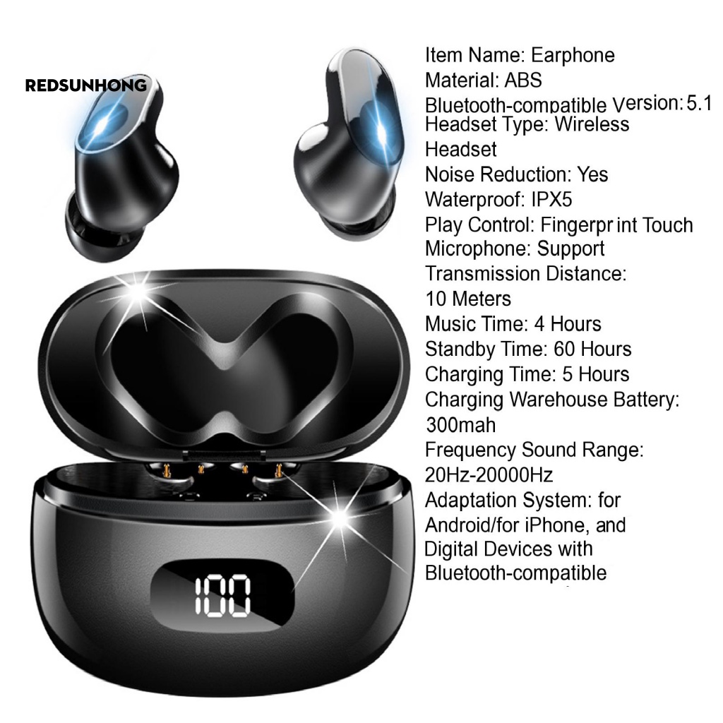 Tai Nghe Bluetooth RSH.z Có Hộp Sạc