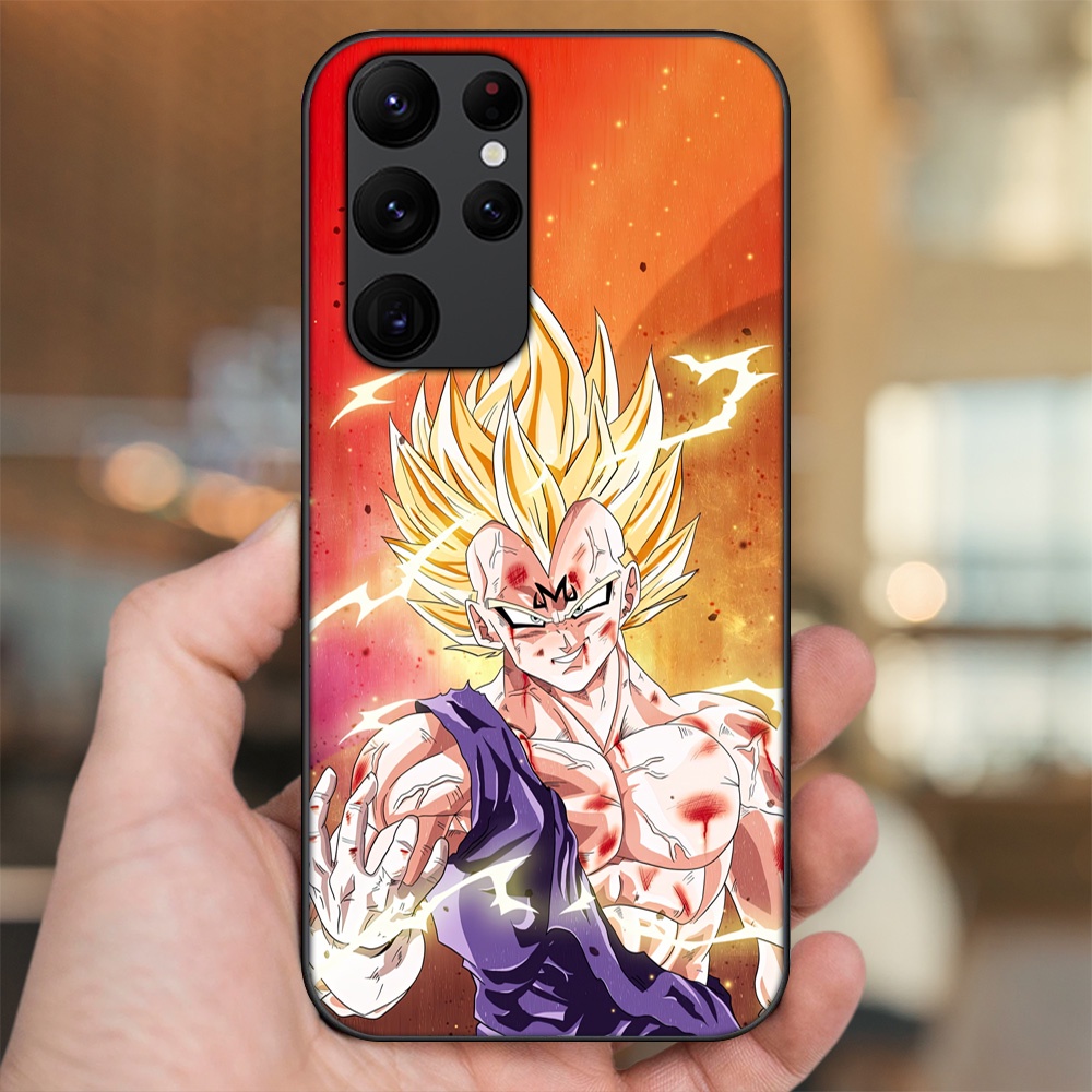 Ốp lưng Samsung S20 Ultra viền đen in hình Vegeta Dragon Ball