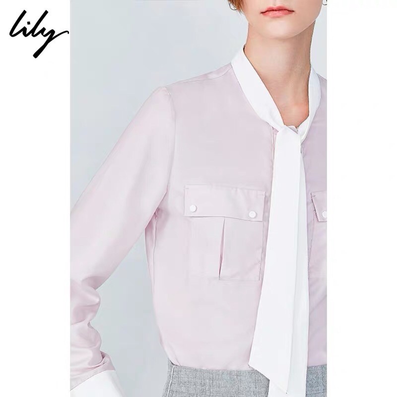 Áo sơ mi hồng Lily
