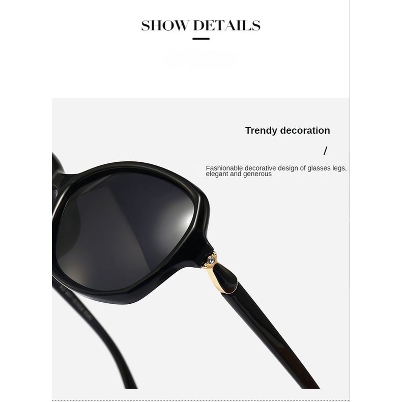 Kính Mát Phân Cực Thời Trang Hàn Quốc Cho Nữ