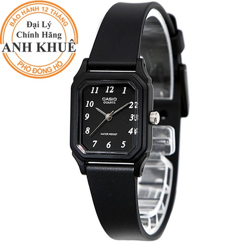 Đồng hồ nữ dây nhựa Casio chính hãng Anh Khuê LQ-142-1BDF