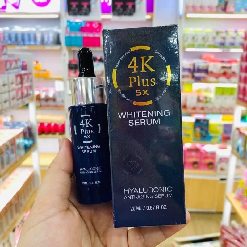 01 Chai Serum 4K Plus5x WHITENING 20ml Chính Hãng Thái Lan 100%