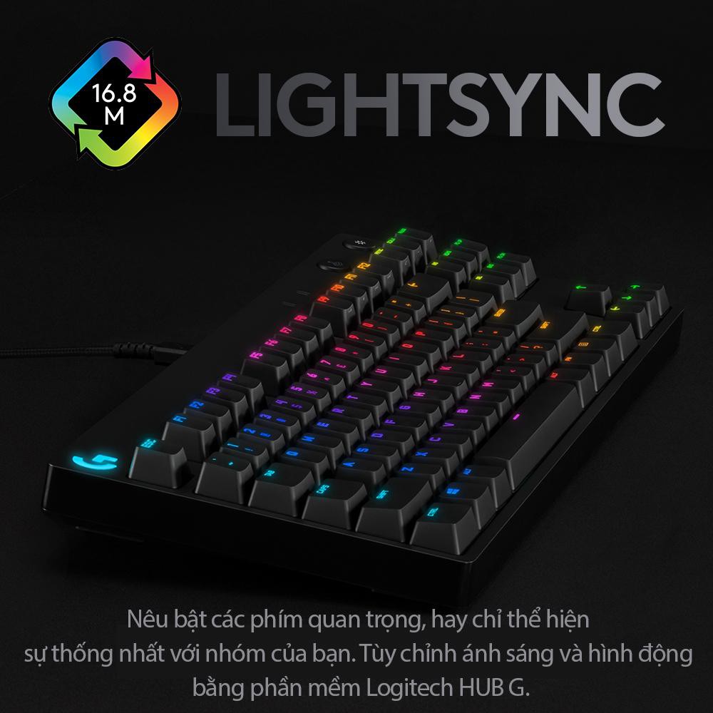 [Mã ELMALL1TR giảm 5% đơn 3TR] Combo bàn phím Logitech G Pro X + Chuột game không dây G Pro