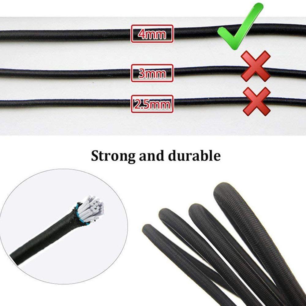 Hecceh 4 cái dây đàn hồi bộ phận thay thế đa năng ghế gấp phụ kiện dây ràng buộc