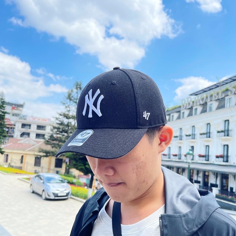Nón / Mũ lưỡi trai NY NewYork Yankees Đen