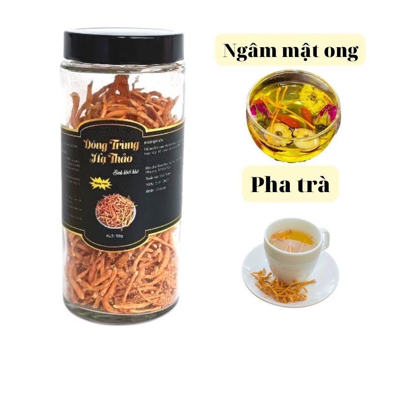 Đông trùng hạ thảo sấy khô thương hiệu NOCOVY đảm bảo chất lượng giúp ăn ngon, ngủ sâu  cam kết chất lượng