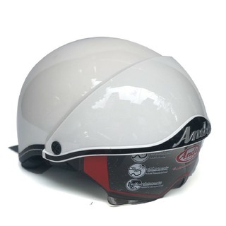 Mũ bảo hiểm Andes 139 giấu kính nhám Đỏ