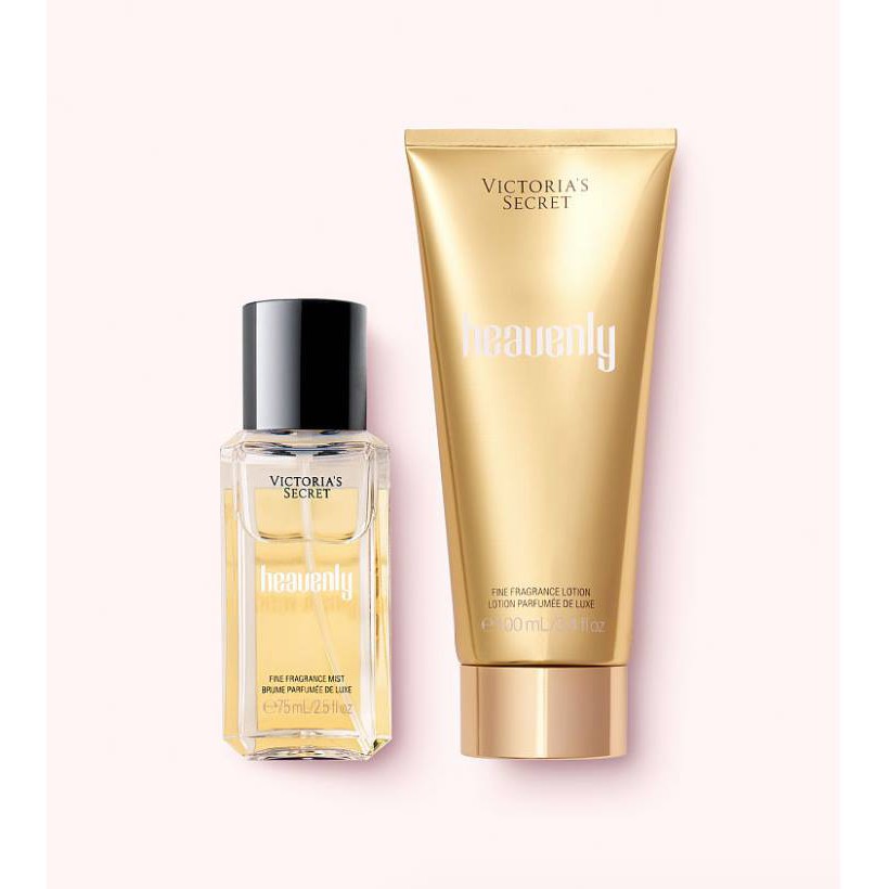 Set body mist và lotion Victoria Secret