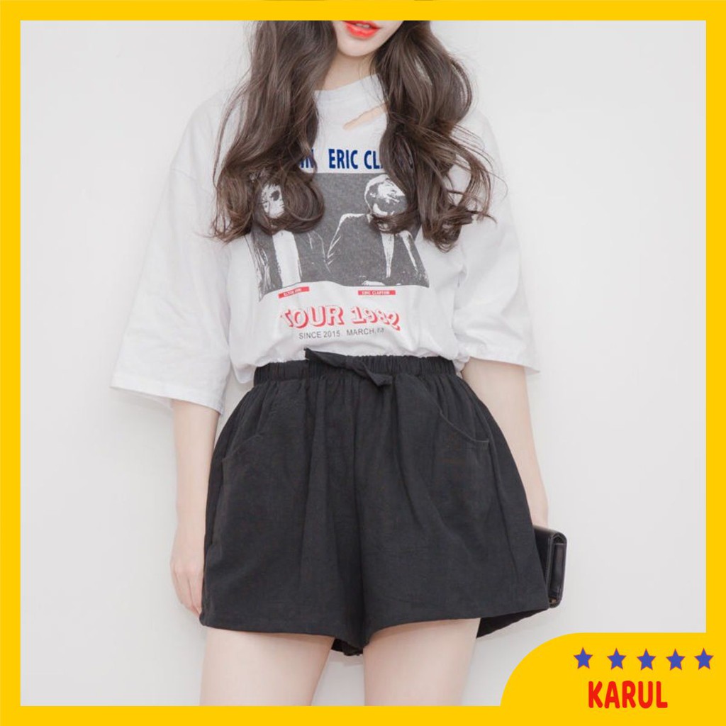 [Mã FAMAYWA giảm 10K đơn 50K] Quần shorts, quần đùi nữ ống rộng-karul. | BigBuy360 - bigbuy360.vn