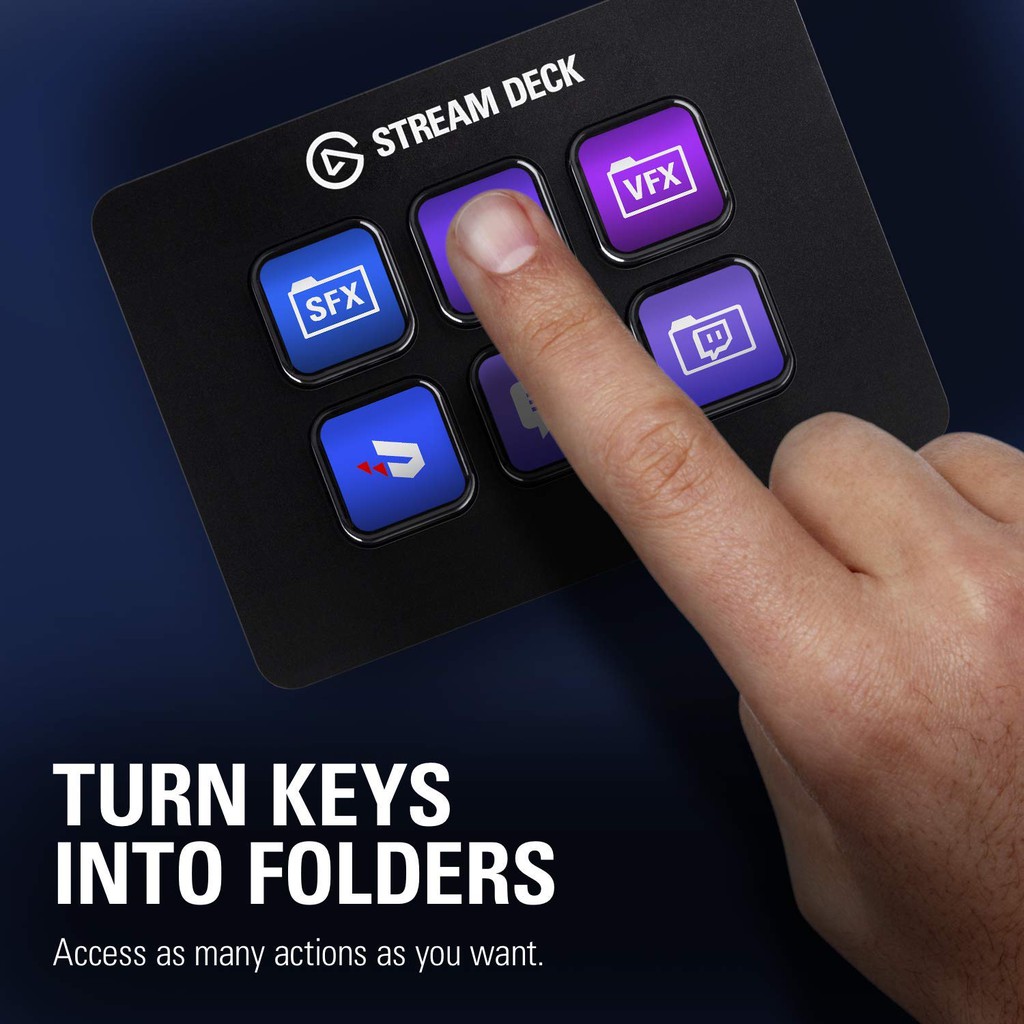THIẾT BỊ STREAMDECK ELGATO MINI - 6 PHÍM LẬP CHÌNH (CHÍNH HÃNG) | BigBuy360 - bigbuy360.vn