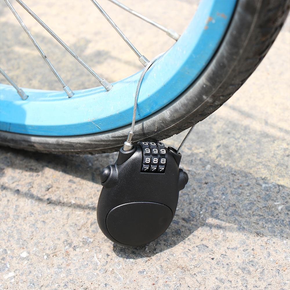Khóa Số Có Dây Cáp Chống Trộm Gắn Mũ Bảo Hiểm Xe Máy Tiện Dụng