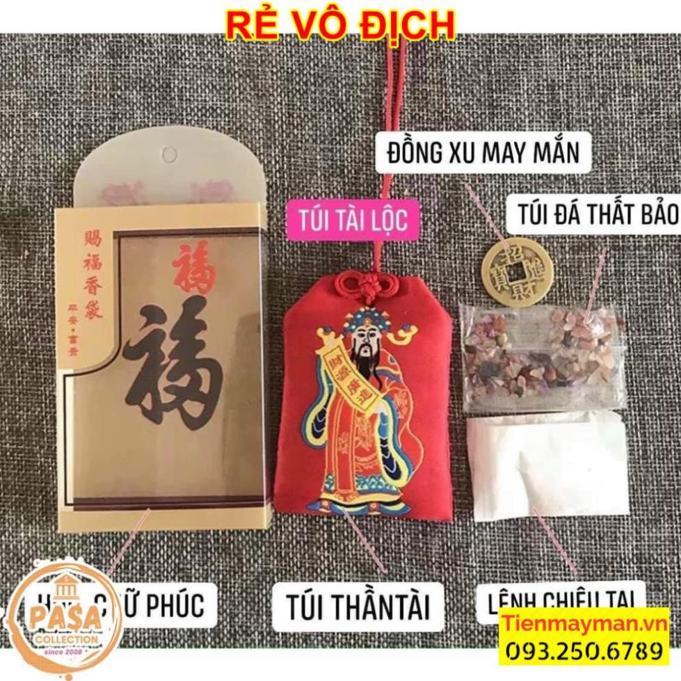[Rước Lộc] [Có Sẵn HCM] Túi Thần Tài  Đỏ May Mắn Chiêu Hút Tài Lộc (Túi Tài Lộc ) [Đã Khai Quang]