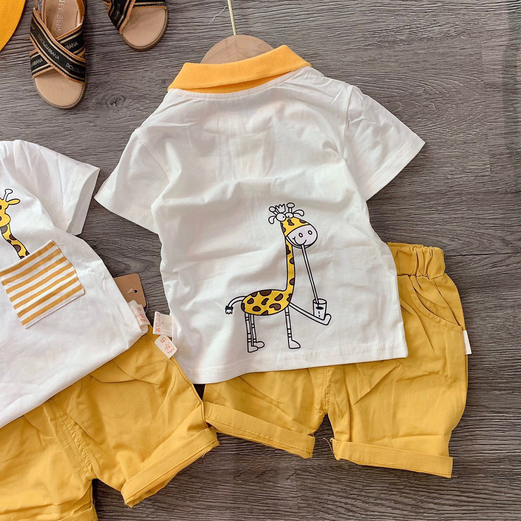 [ Order Hàng Quảng Châu Cao Cấp] Set sơ mi bé trai mới về nhìn đã thấy sắc hè rực rỡ rồi ạ🥰