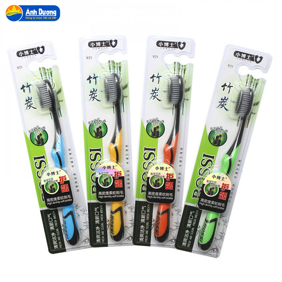 BÀN CHẢI ĐÁNH RĂNG HÀN QUỐC BOSSI THAN HOẠT TÍNH