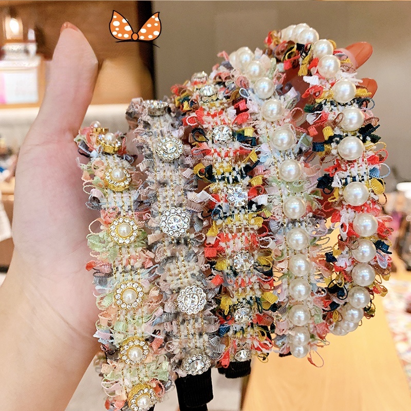 Băng Đô Vải Organza Dễ Thương Phong Cách Hàn Quốc Dành Cho Bé Gái