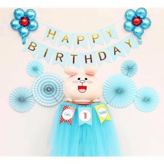 Dây chữ Happy Birthday ép kim