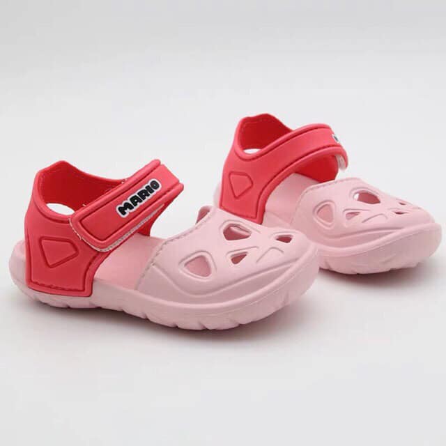 [Freeship_50k] Dép sandal siêu nhẹ màu hồng, quai hậu thấm mồ hôi, đế chống trơ trượt tốt cho bé (Cam kết hàng y hình)