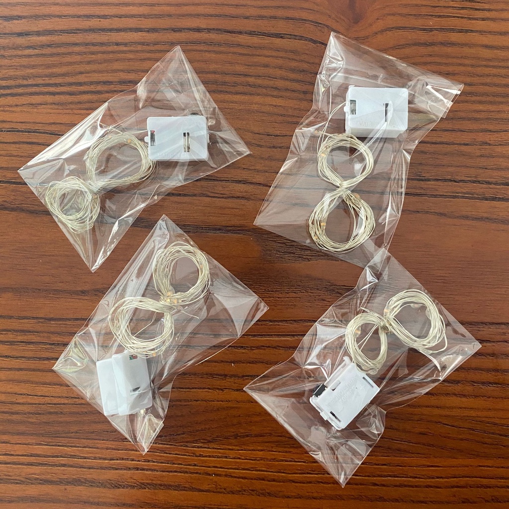 Dây Đèn Led Dài 1M Sử Dụng Pin Dài 2M Dùng Trang Trí Tiệc Sinh Nhật