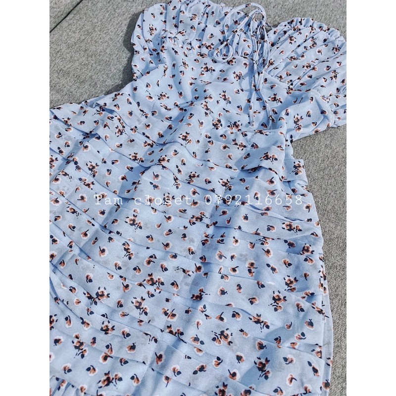 Đầm hoa 2 dây - TK418