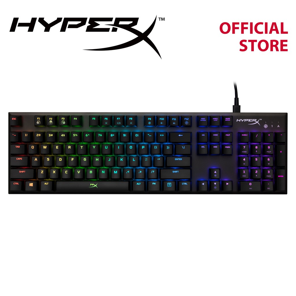 Bàn phím gaming Kingston HyperX Alloy FPS RGB - Silver_HX-KB1SS2-US - Hàng Chính Hãng