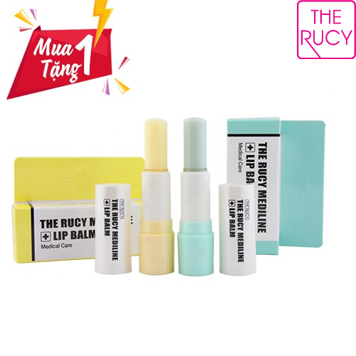 Son Dưỡng Môi The rucy Lip Balm Mint THE RUCY 4g - MUA 1 TẶNG 1