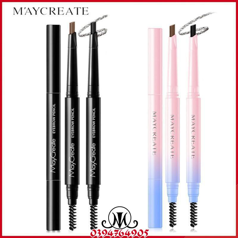 Bút kẻ mày Maycreate 2 trong 1 MO23