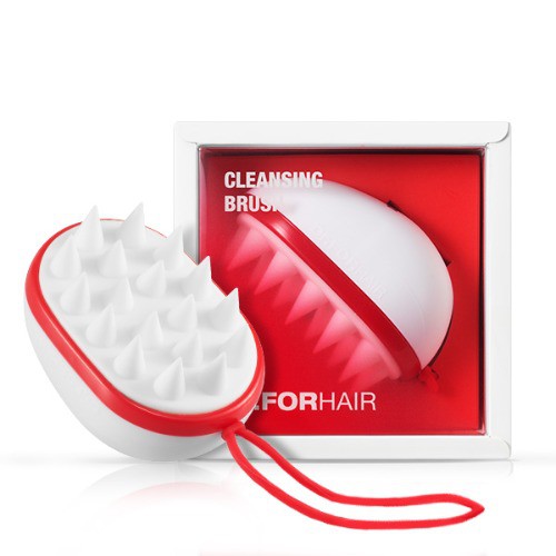 Bàn Chải Gội Đầu, Lược Gội Đầu Silicon Mềm Mại Massage Da Đầu Dr.FORHAIR Cleansing Brush