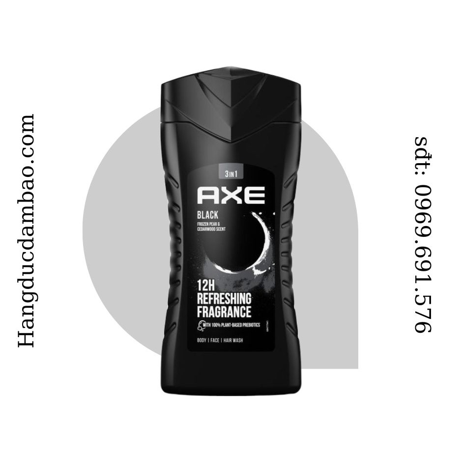 Sữa tắm Axe Black hương Gỗ quyến rũ - Axe Black nhập khẩu Đức