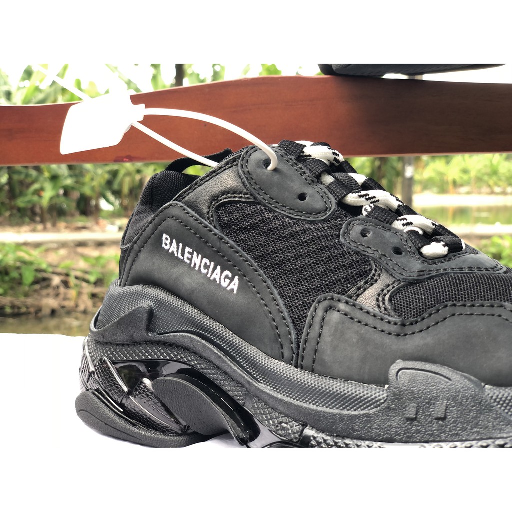 Giày Balen trips đế khí siêu cấp full đen