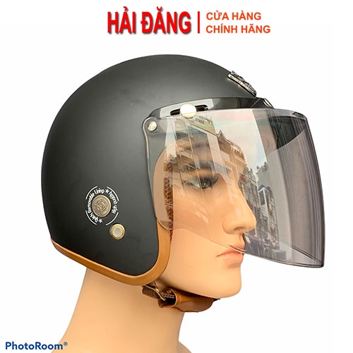 Kính rời gắn mũ 3/4 nửa đầu 1/2 O dạng lồi