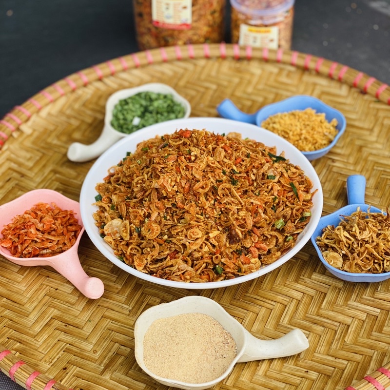 Combo Bánh Tráng Phơi Sương 500g - 250g Muối Tôm Hành Tỏi Phi - Sốt Me, Bơ Trứng