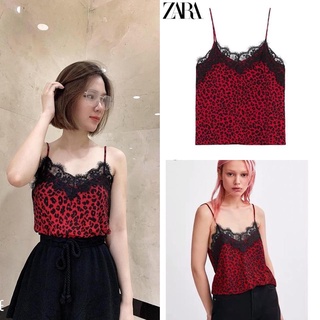 áo 2 dây phối ren Zara authentic size S newtag