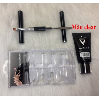Sét gel gôm vinimay màu clear shop hnnail