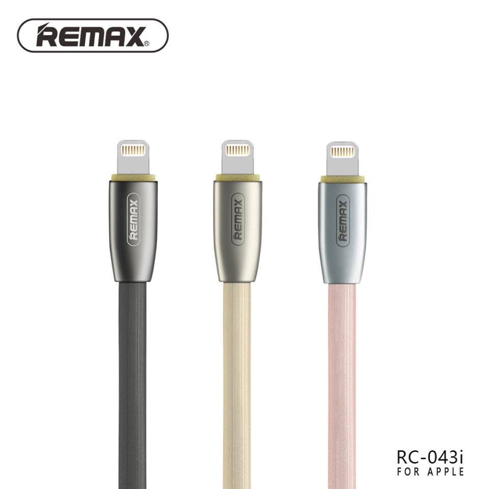 Cáp Sạc Nhanh Tự Ngắt Remax RC-043i dành cho iPhone iPad- Bảo Hành Toàn Quốc