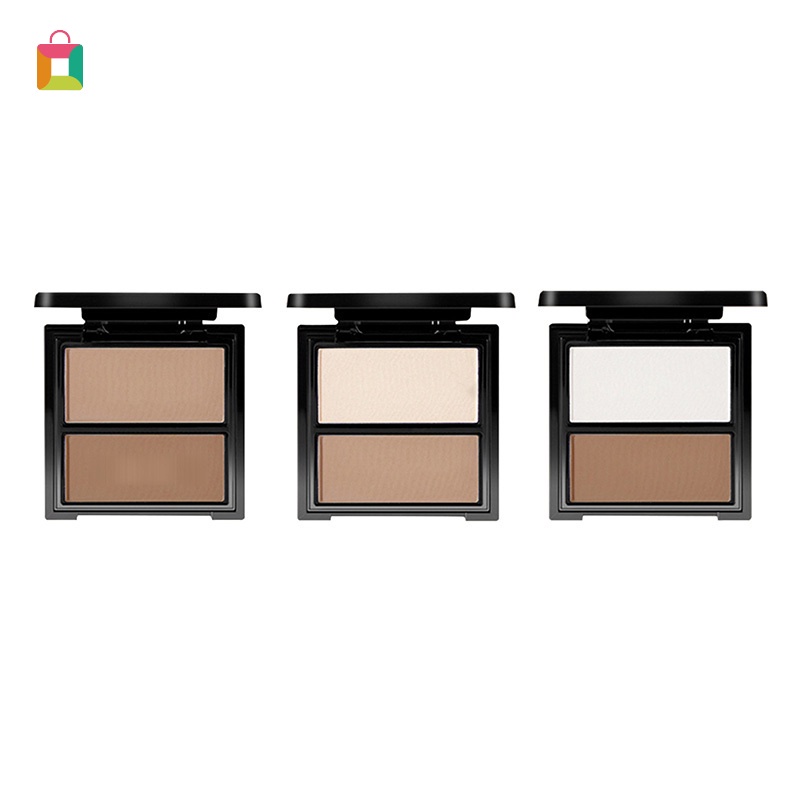 Bảng phấn mắt NOVO hai màu độ bóng cao chống thấm nước không dễ phai màu tự nhiên | BigBuy360 - bigbuy360.vn