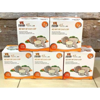Bộ 3 bát gốm sứ feroli