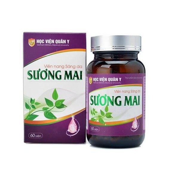 [ Hàng Chính Hãng] Combo Hộp Viên Uống Trắng Da Sương Mai Học Viện Quân Y (60 viên/ hộp) | BigBuy360 - bigbuy360.vn