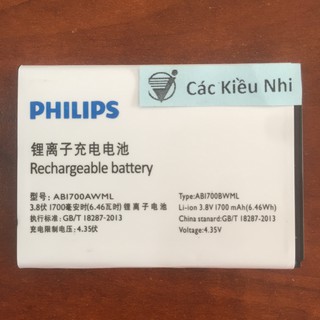 Pin philips ab1700bwml