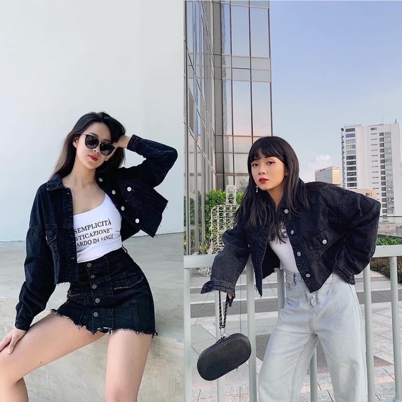 Áo Khoác Jean -Áo khoác bò Jacket XUẤT XỊN [ ẢNH THẬT 100%]