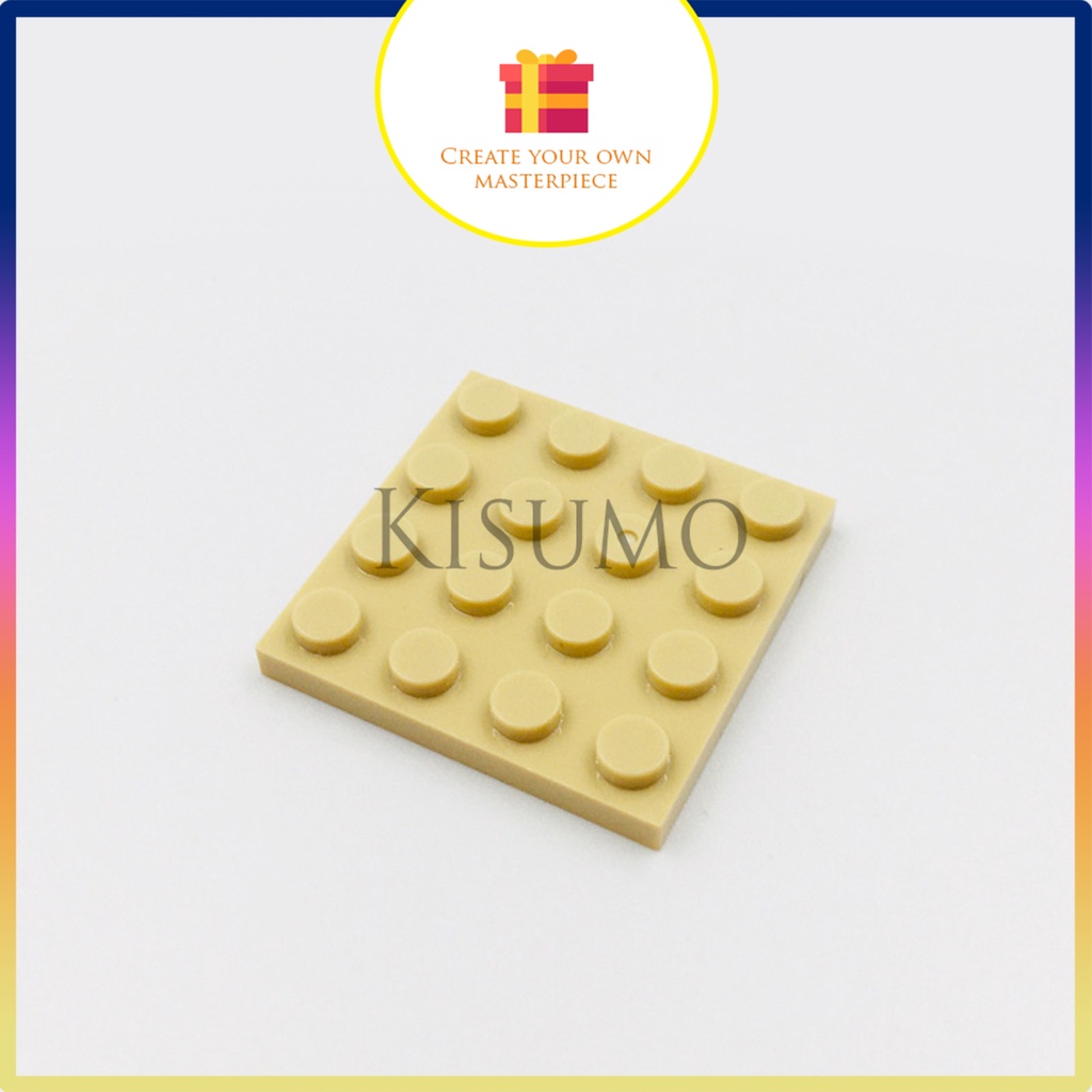Phụ kiện moc combo 4 gạch 4x4 dẹt