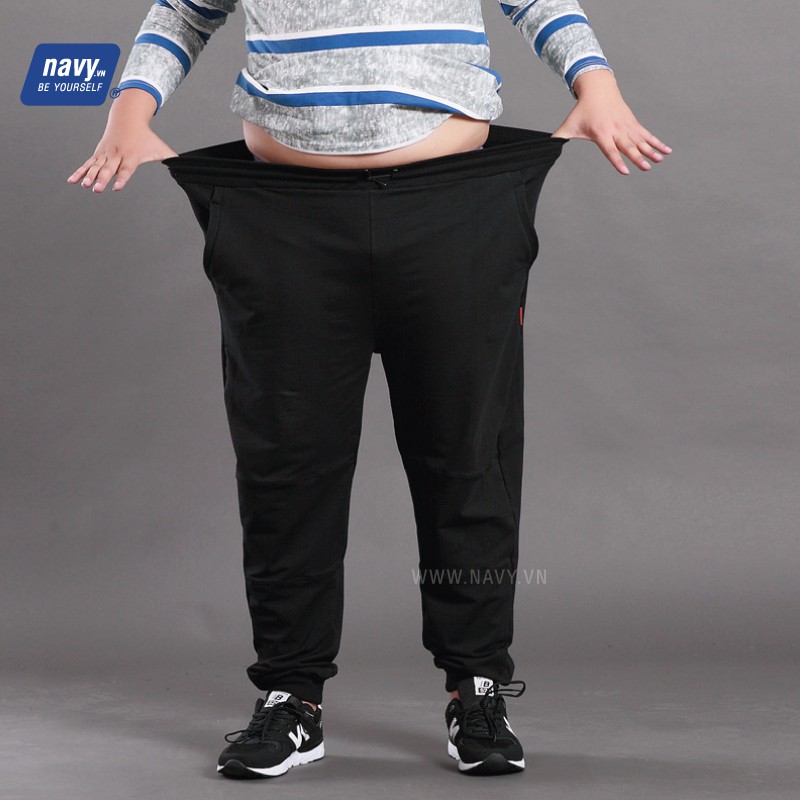 Quần Jogger Nam Thun Nỉ Ống Bó Có Big Size từ 40-80kg