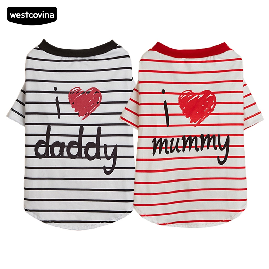 Áo Thun Chui Đầu Dễ Giặt Cho Thú Cưng