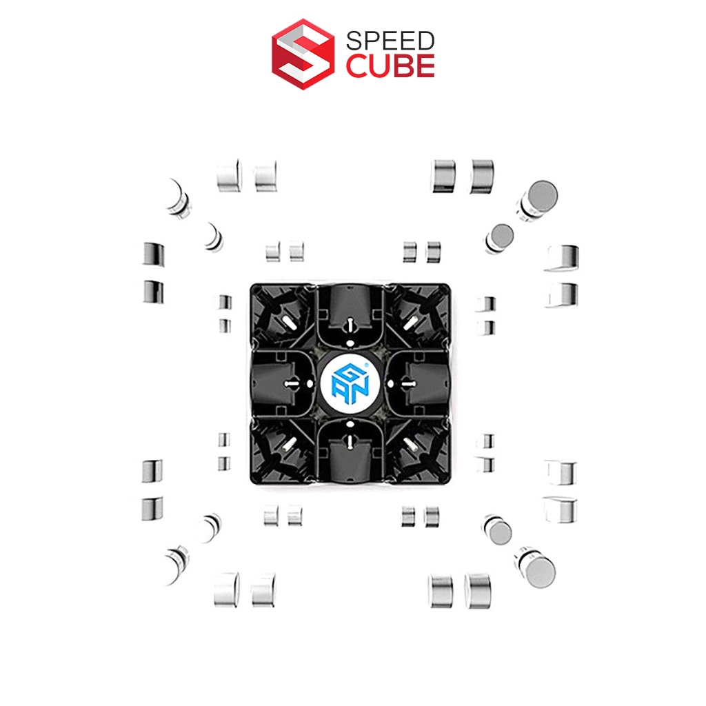 Rubik 3x3 Gan 356 Air SM Viền Đen Có Nam Châm - Shop Speed Cube