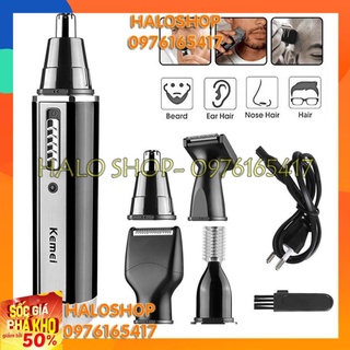 Tông đơ kiêm máy cạo râu đa năng 4 trong 1 kemei km-6630